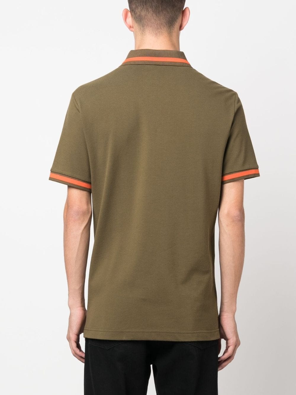 logo-embroidered polo shirt - 4