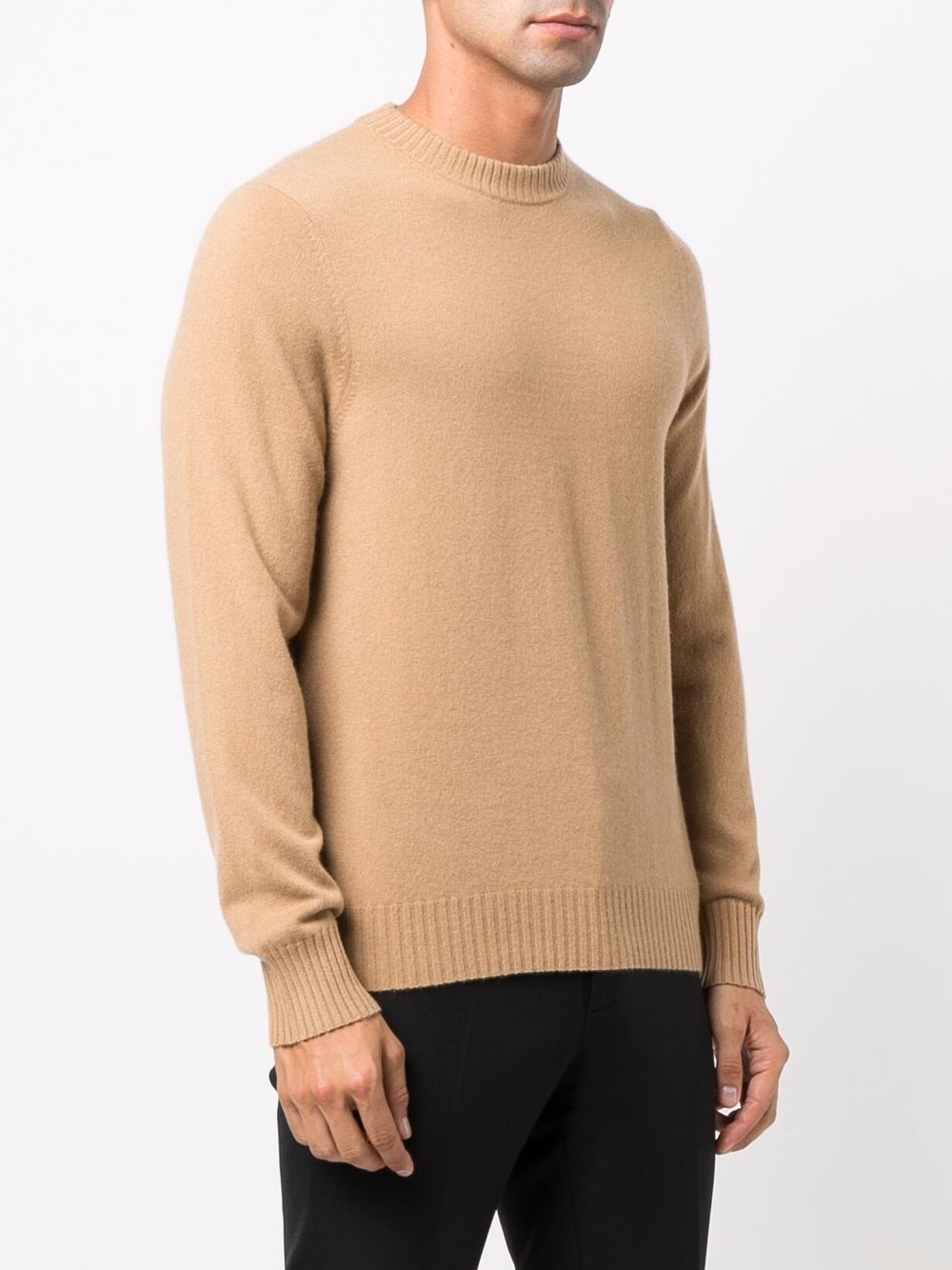 crewneck cashmere jumper - 3