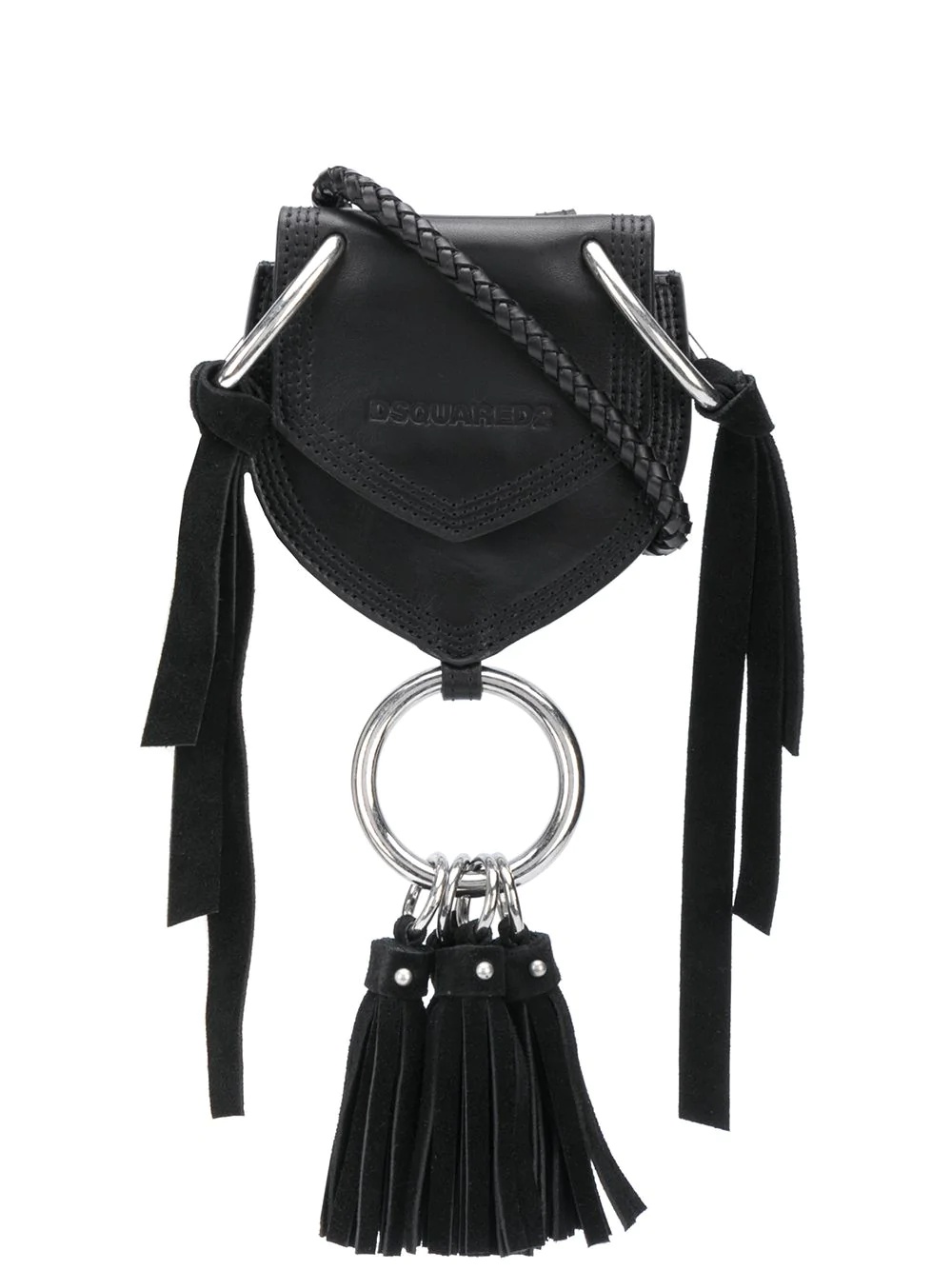 tassel detail crossbody bag - 1