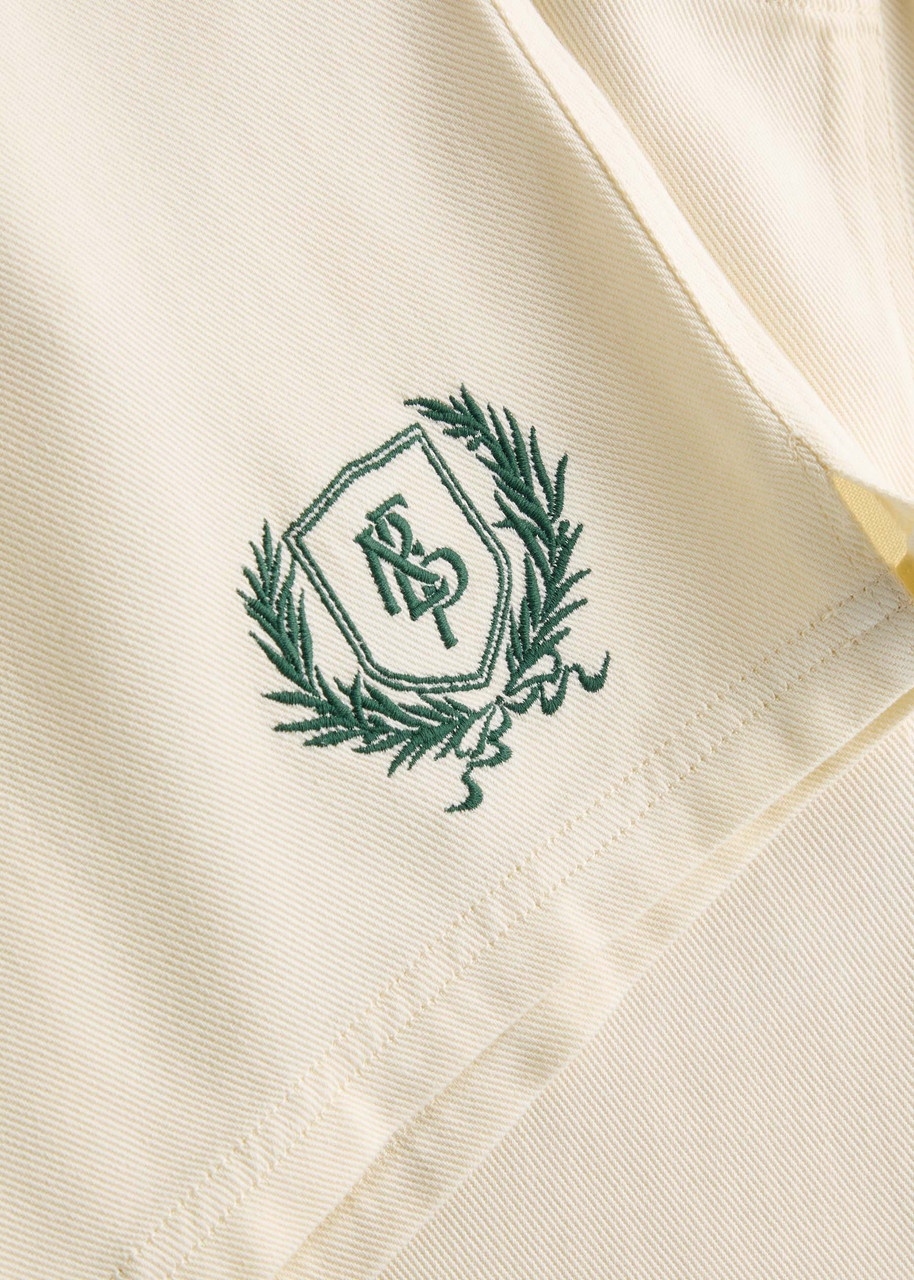 Represent Crest Logo-embroidered Twill Shorts - 5