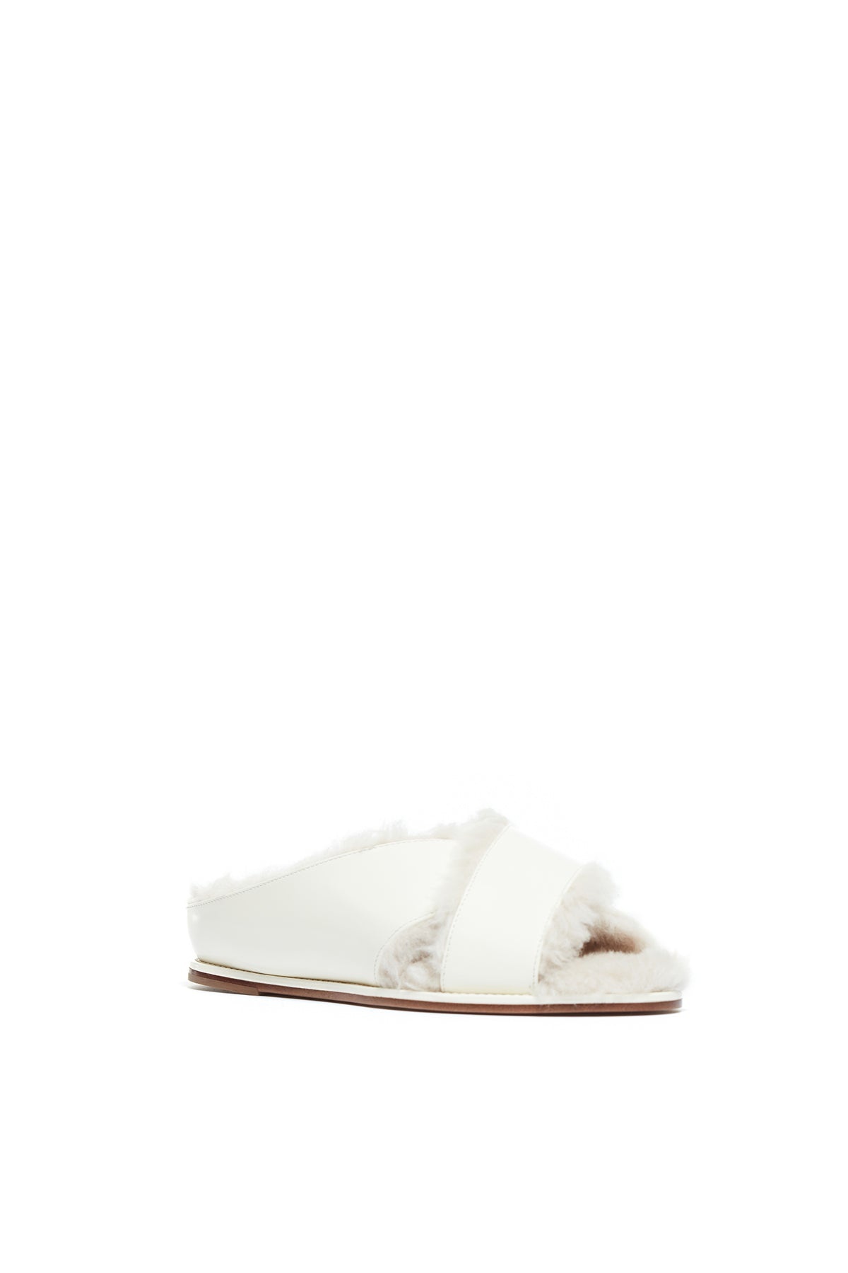 Ellington Slide with Cream Wool Fur - 2