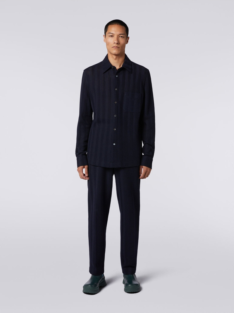 Missoni Cotton and viscose chevron shirt outlook