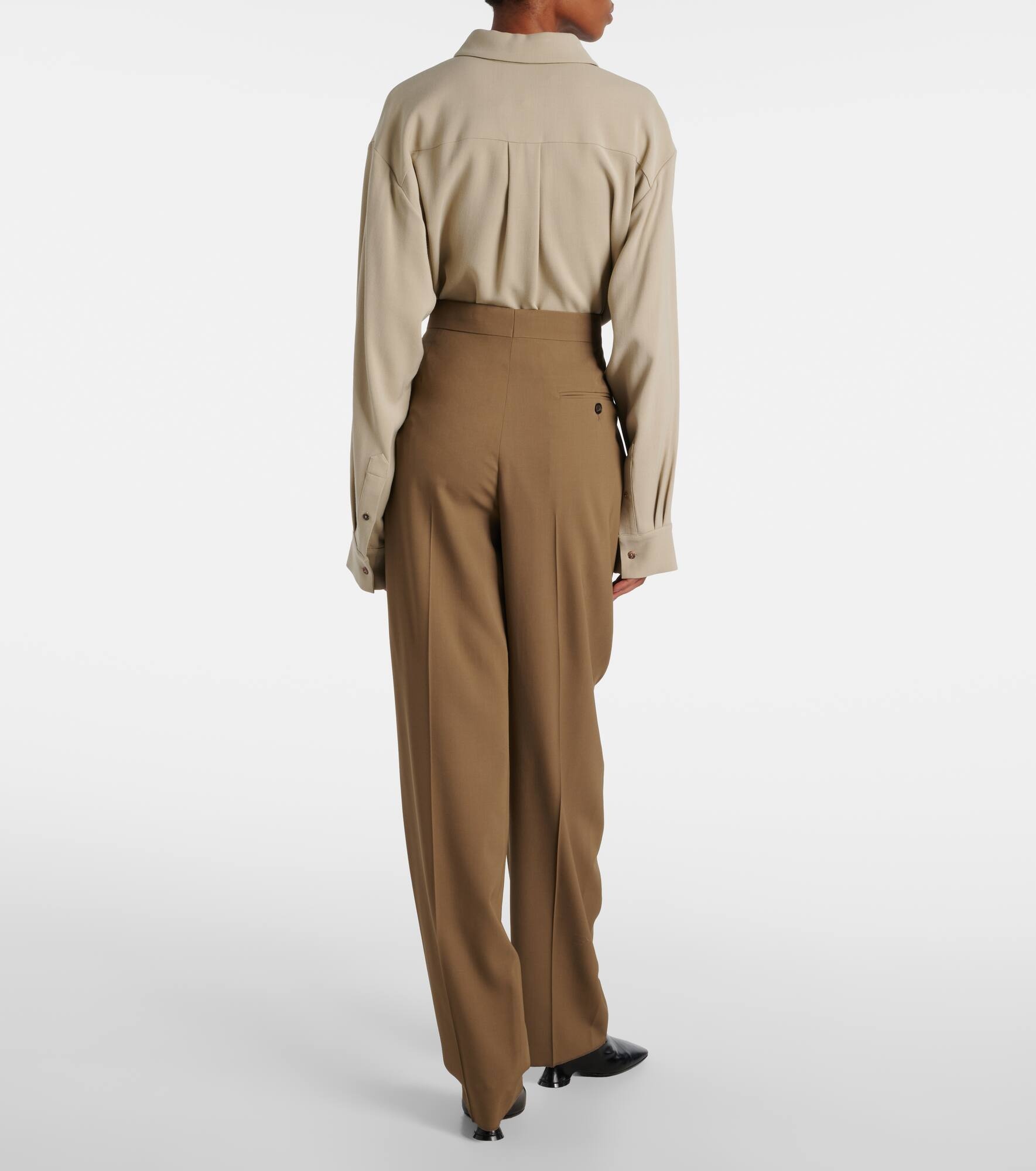 High-rise straight pants - 3