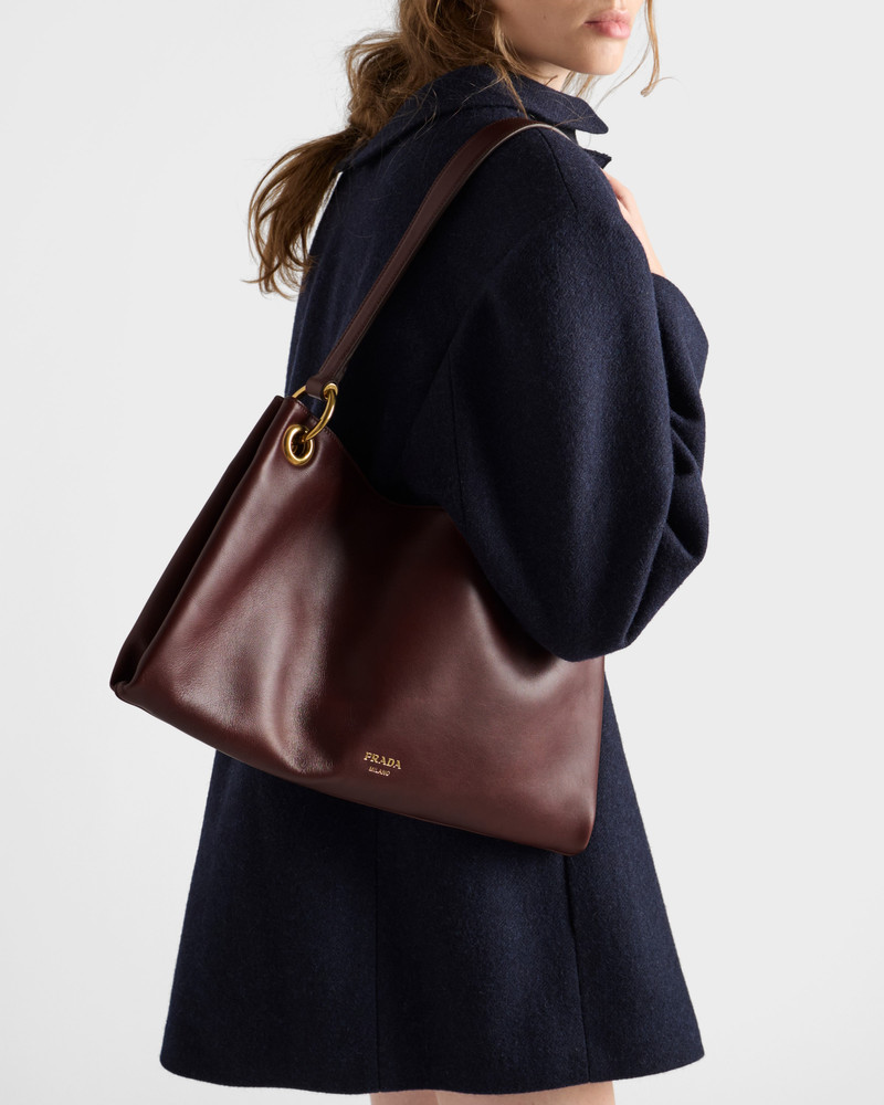 Prada Etude large leather shoulder bag 8