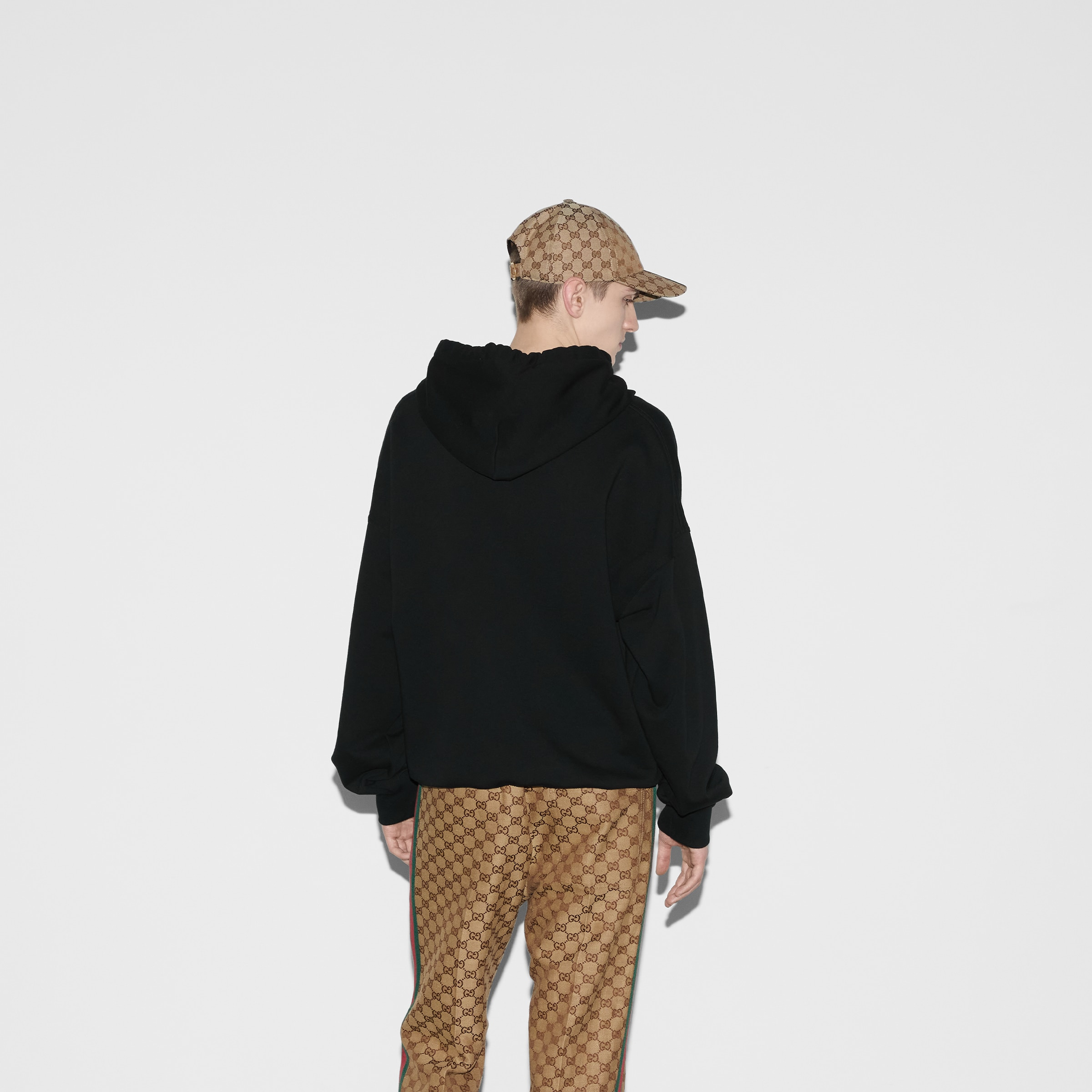 Cotton jersey hooded sweatshirt - 4