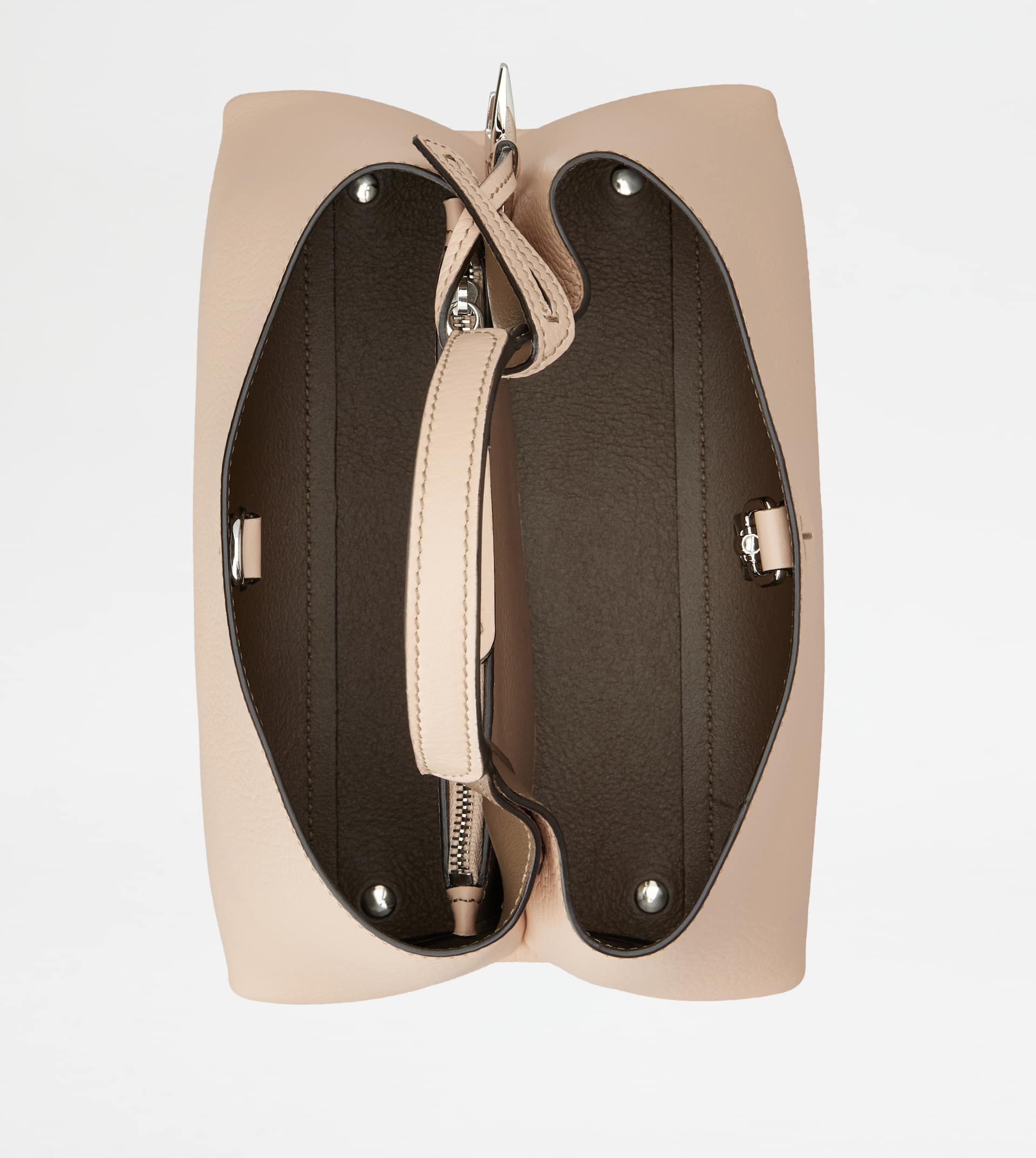 BAG IN LEATHER MICRO - PINK, BROWN - 4
