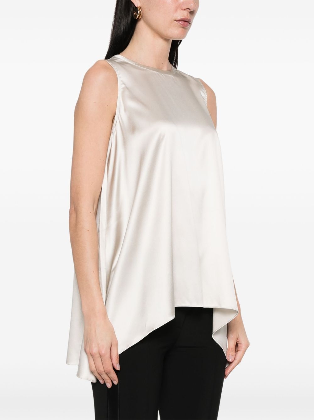 satin tank top - 3