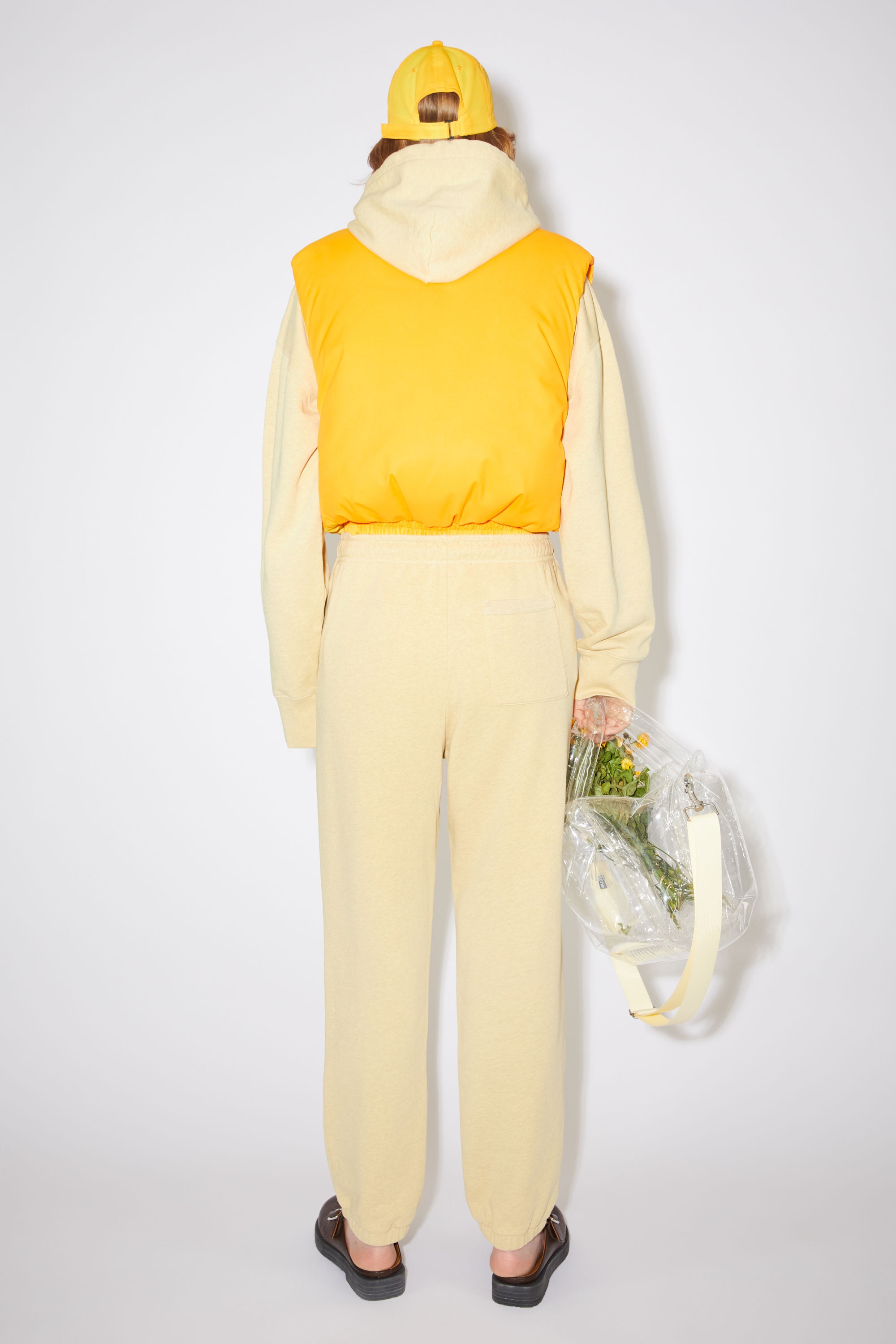 Sweatpants - Pale yellow melange - 3