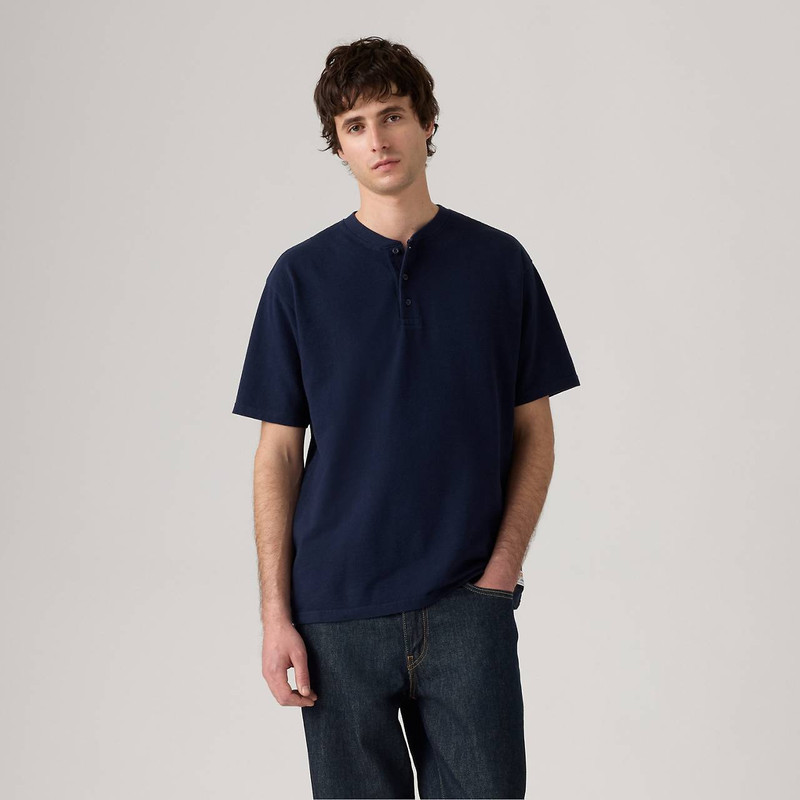 SHORT-SLEEVE DRY GOODS HENLEY 1