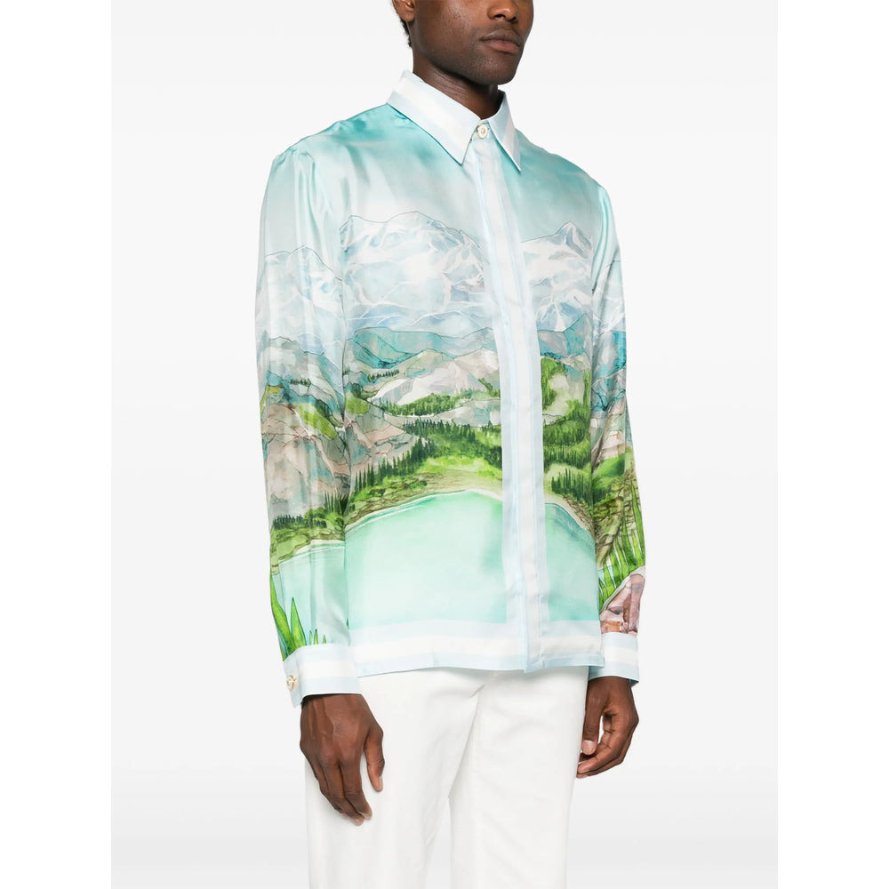 Casablanca Blue Shirts Men - 3