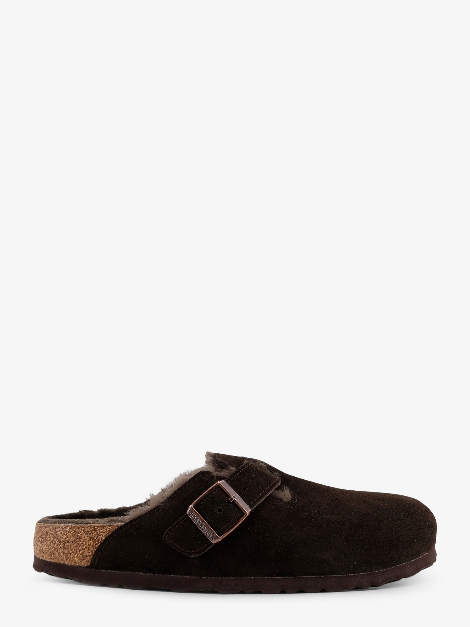 Boston Vl/Shearling Suede Mule - 1