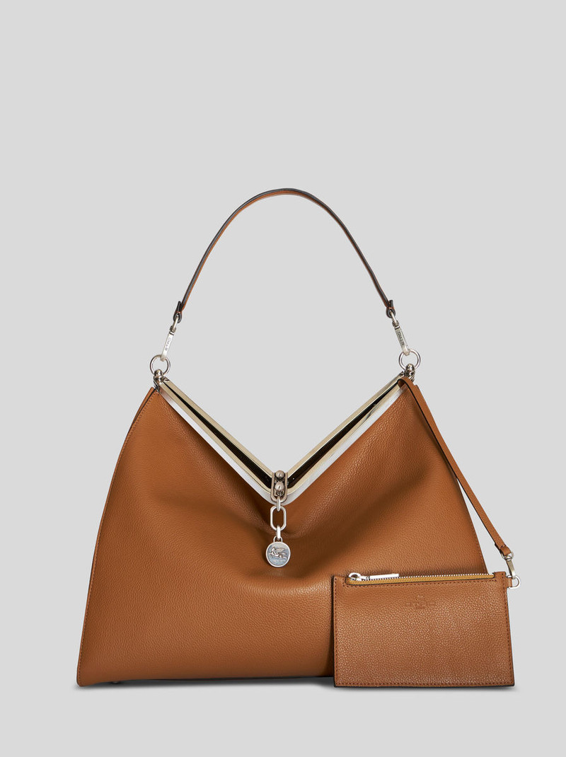 LARGE LEATHER VELA BAG 3