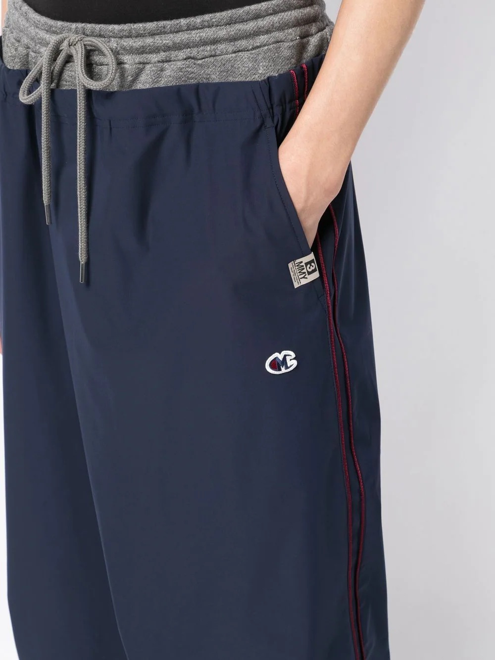 straight-leg track pants - 5