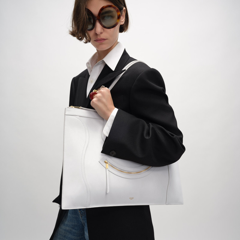 CELINE FLAT CABAS NEW LUGGAGE IN GLOSSY CALFSKIN outlook