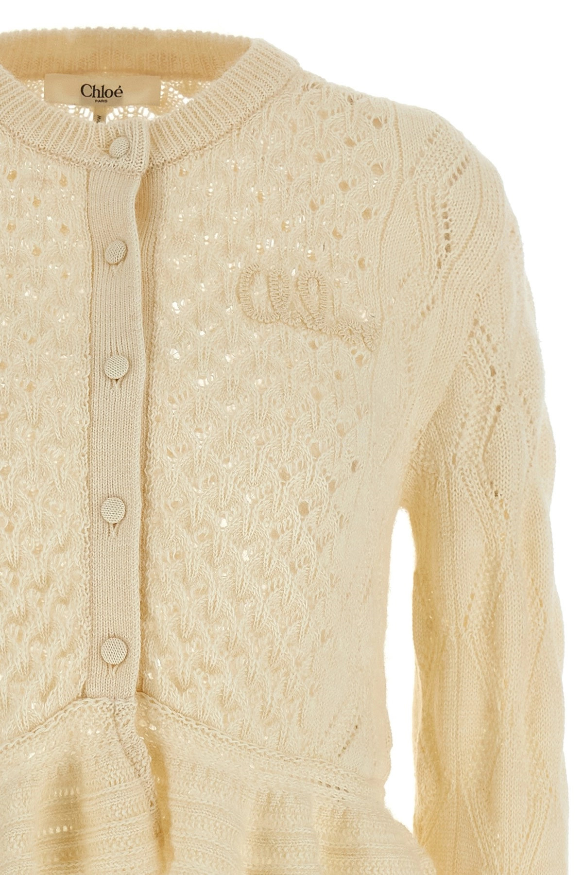 Pointelle cardigan - 3