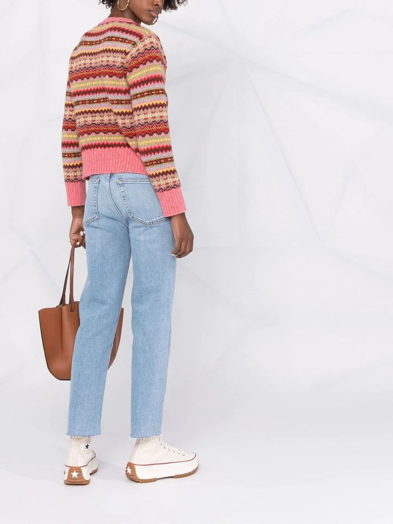 mid-rise straight leg jeans 6