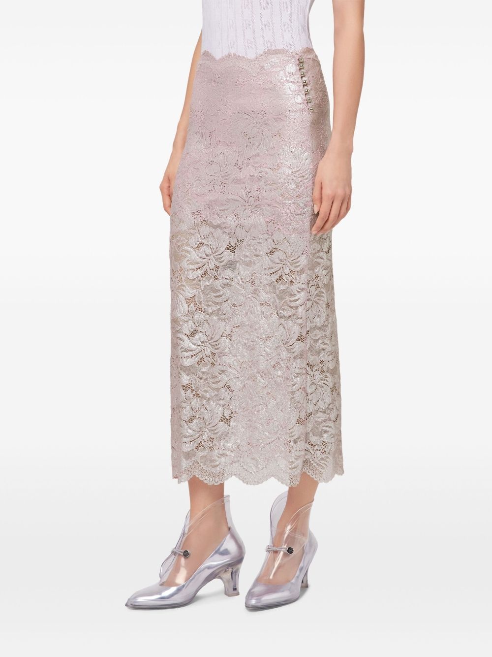 lace maxi skirt - 5