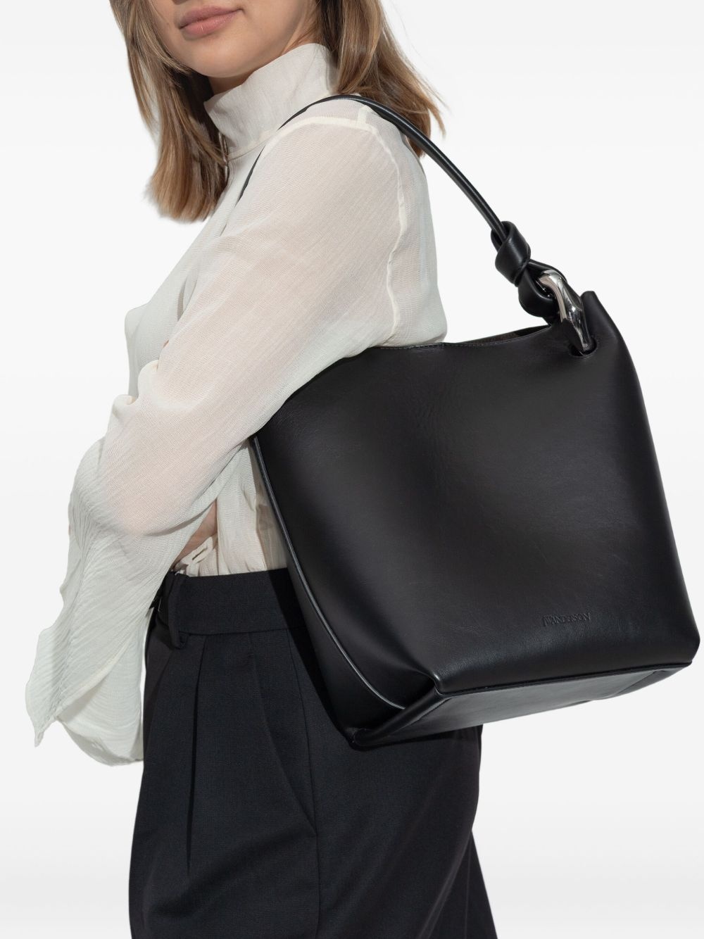 leather tote bag - 2