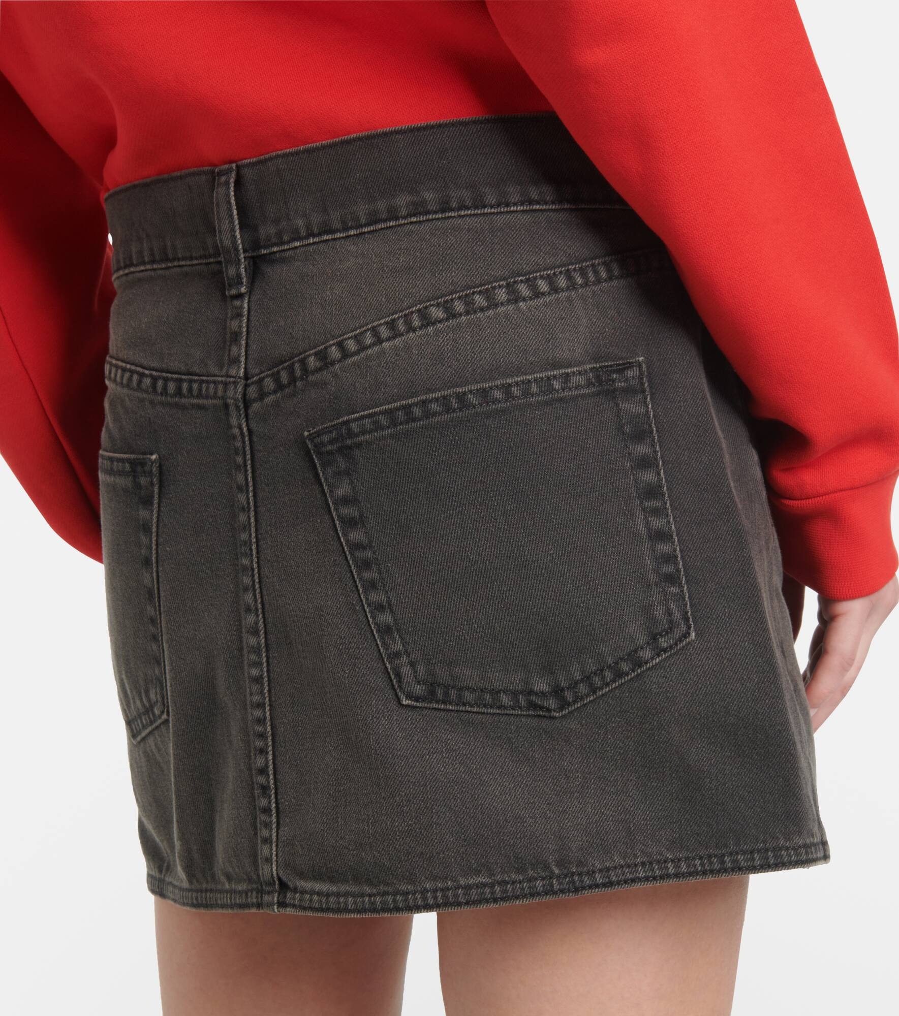 Denim miniskirt - 4
