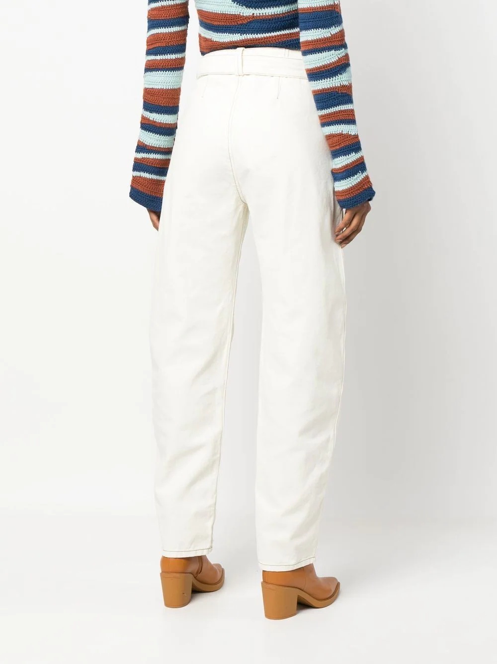 straight-leg cargo trousers - 4