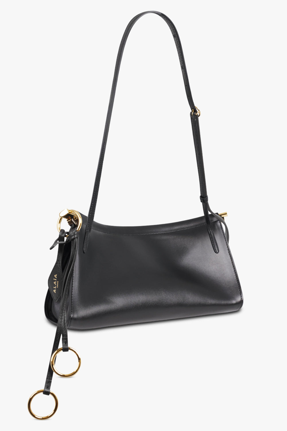 EAST/WEST MEDIUM BAGUETTE BAG | BLACK - 2