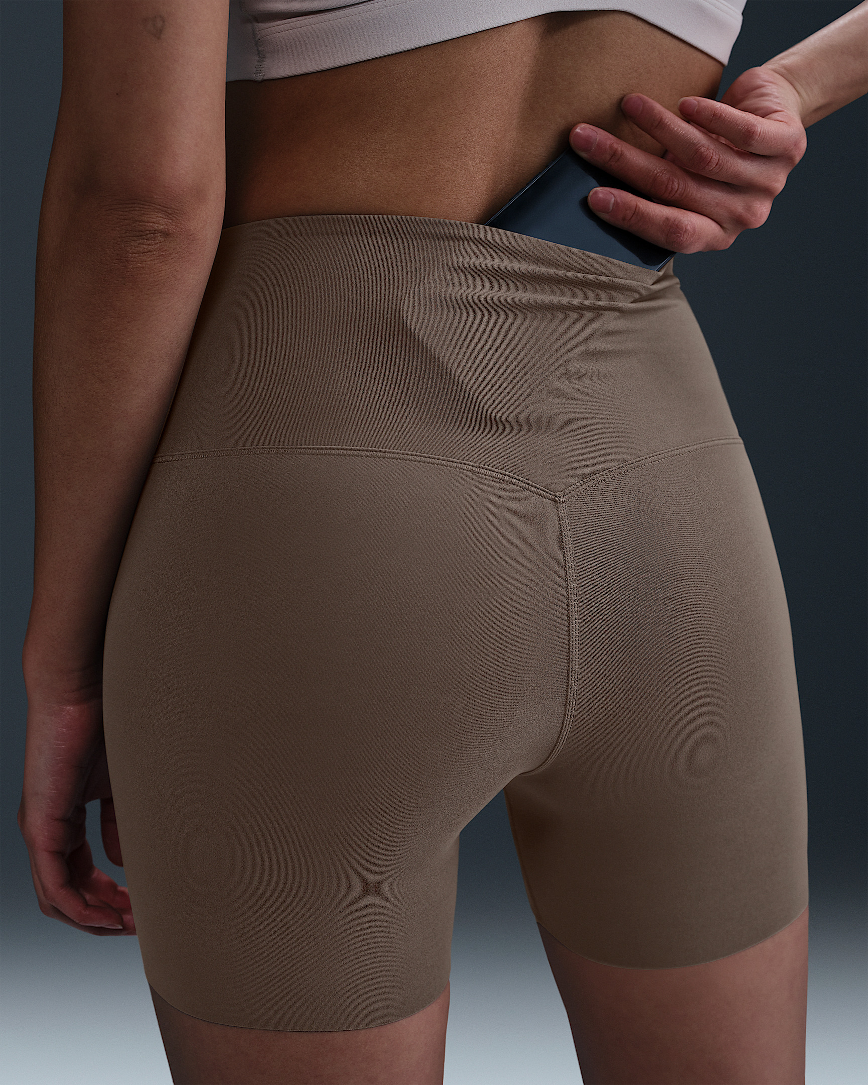 Nike Zenvy Women's Gentle-Support High-Waisted 5" Biker Shorts - 6
