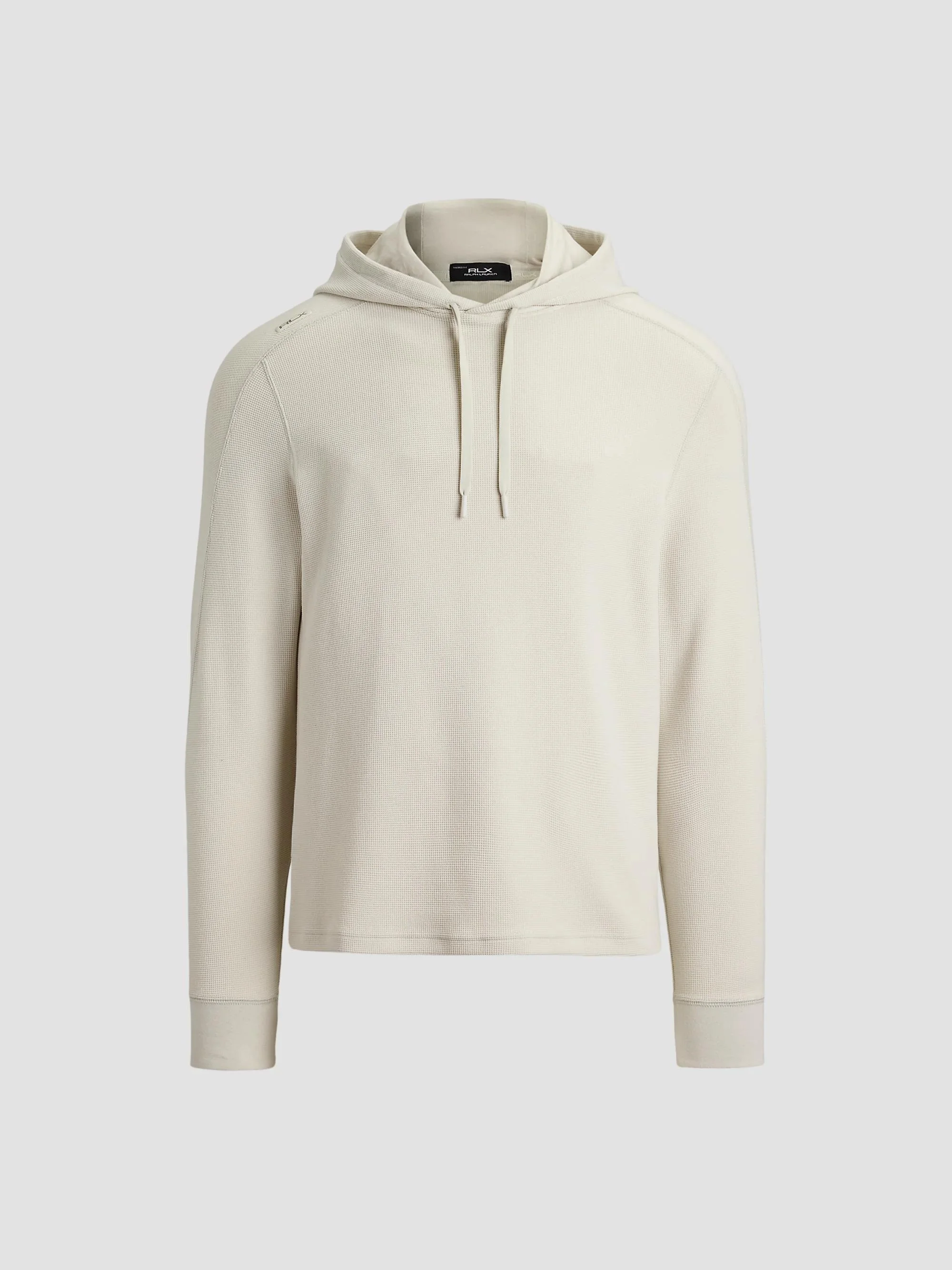 Men's RLX Waffle-Knit Hoodie - Stone Pebble - 1