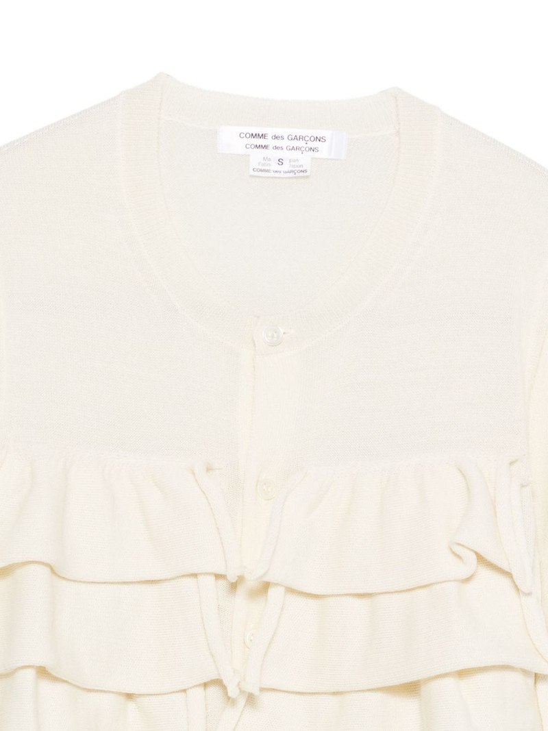 tiered-ruffle cardigan 3