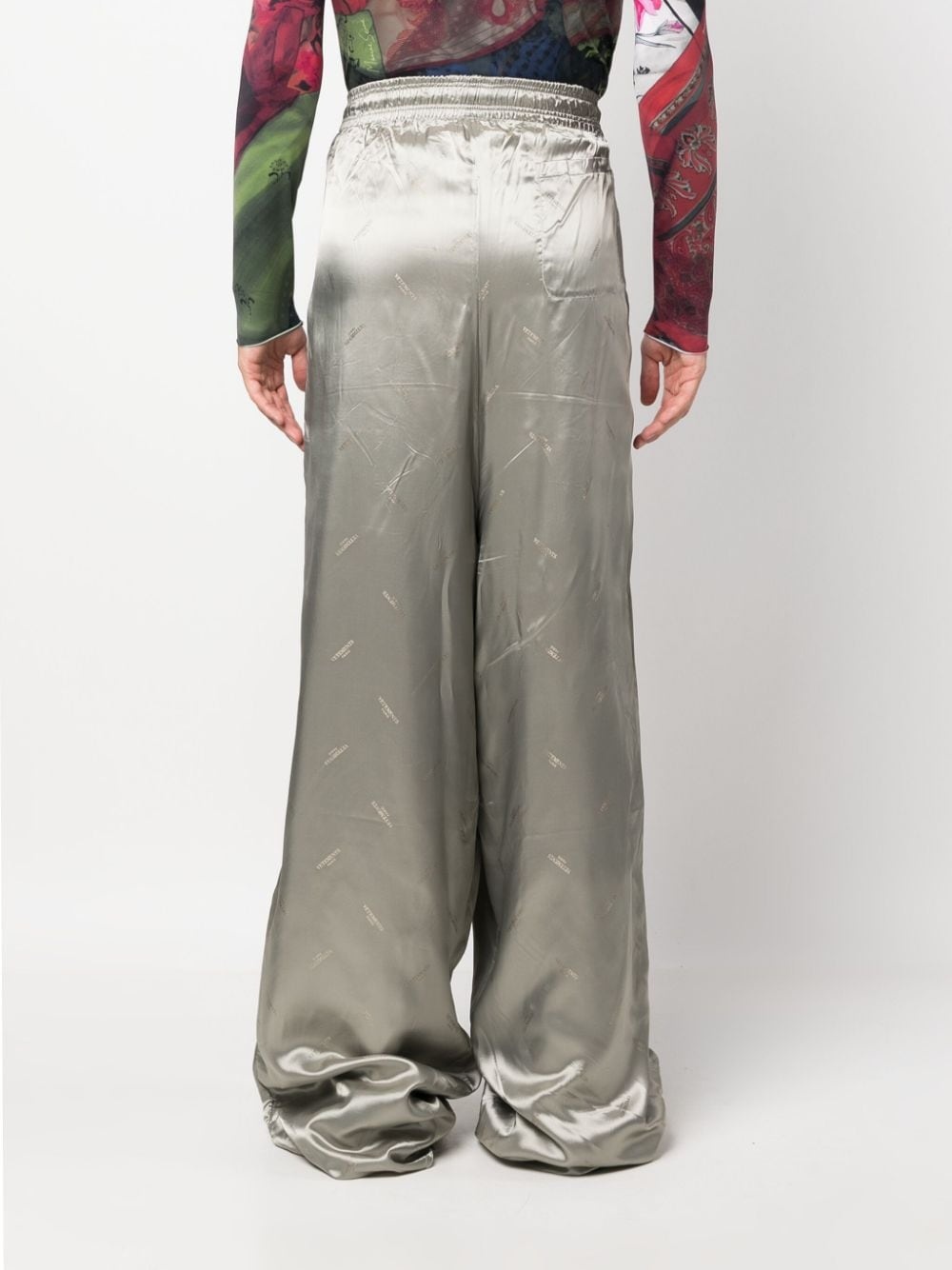gradient wide-leg trousers - 4