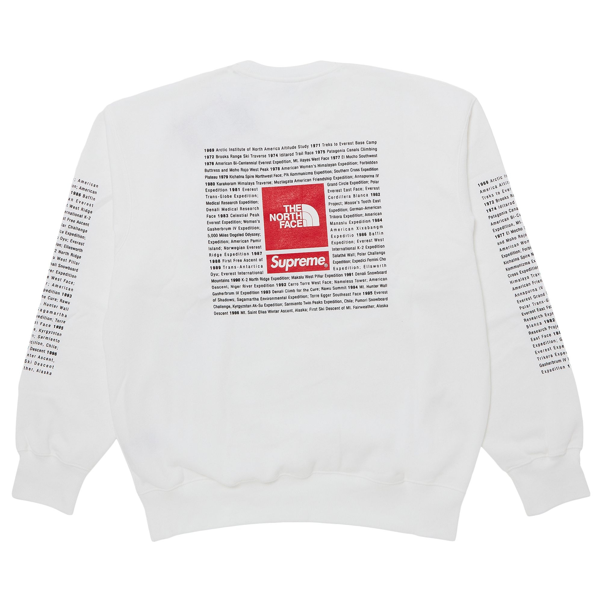 Supreme x The North Face Crewneck 'White' - 2
