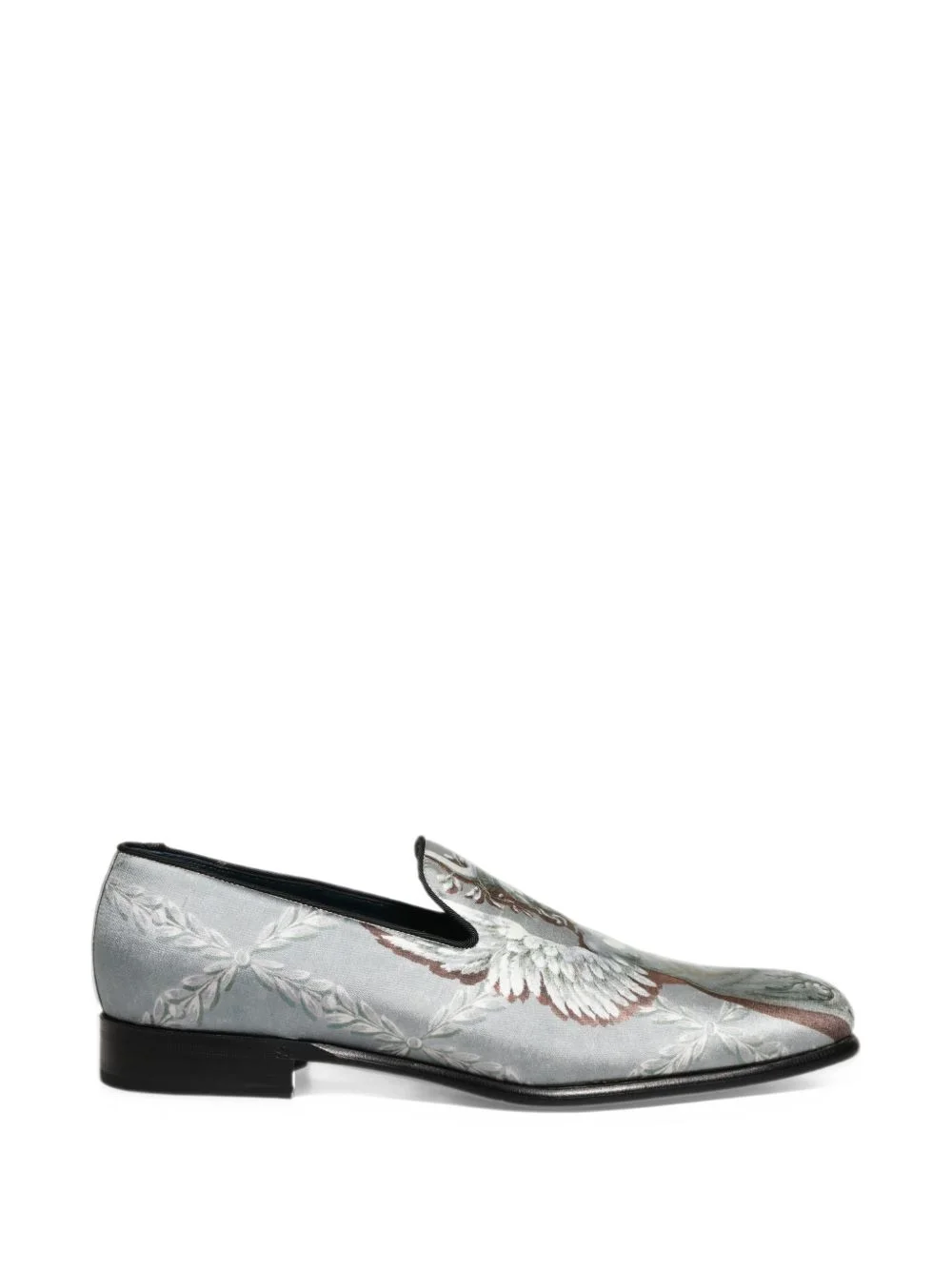 Baroque Angel velvet loafers - 1