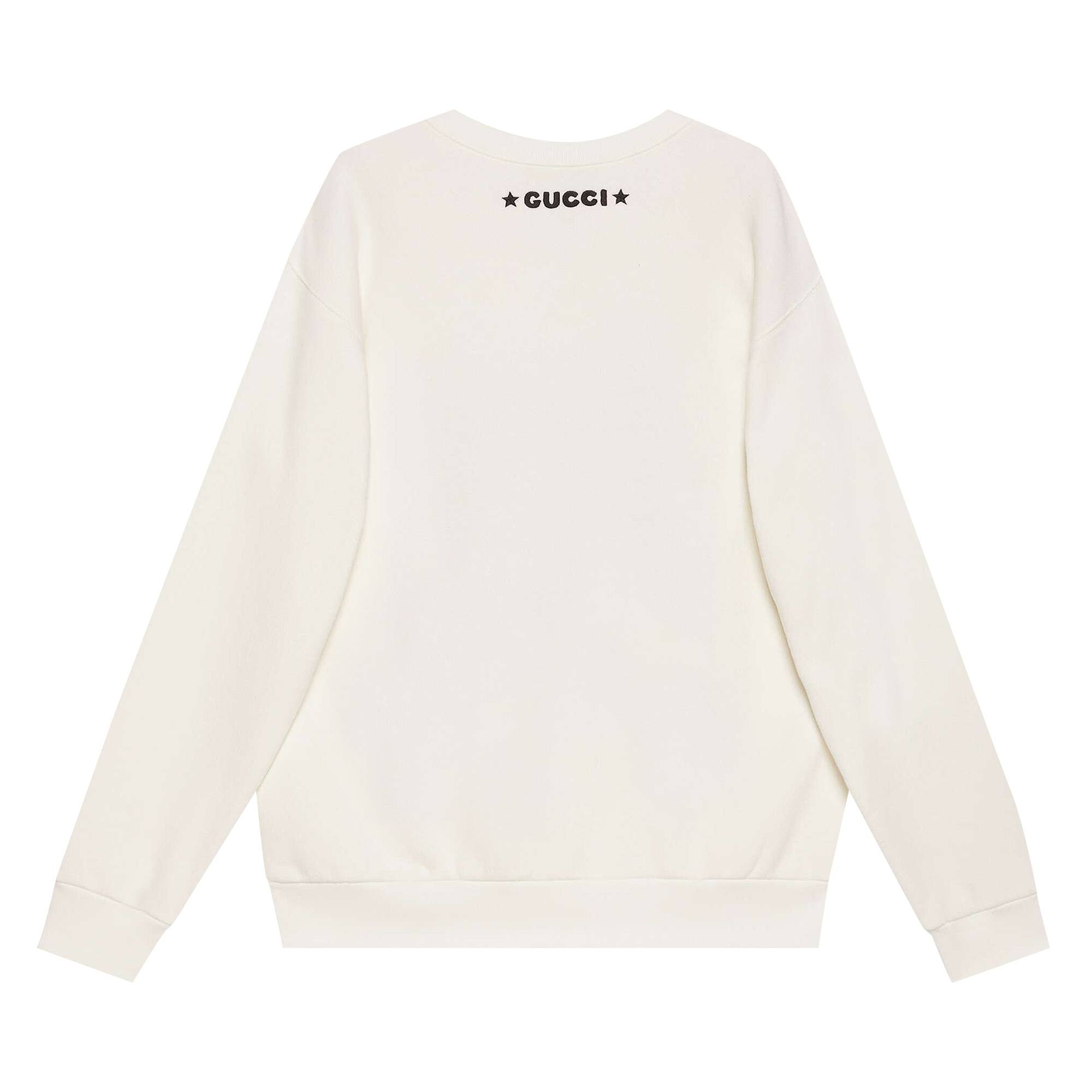 Gucci x Disney Donald Duck Cotton Sweatshirt 'White' - 2