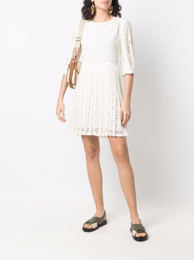See by Chloé broderie-anglaise mini dress outlook