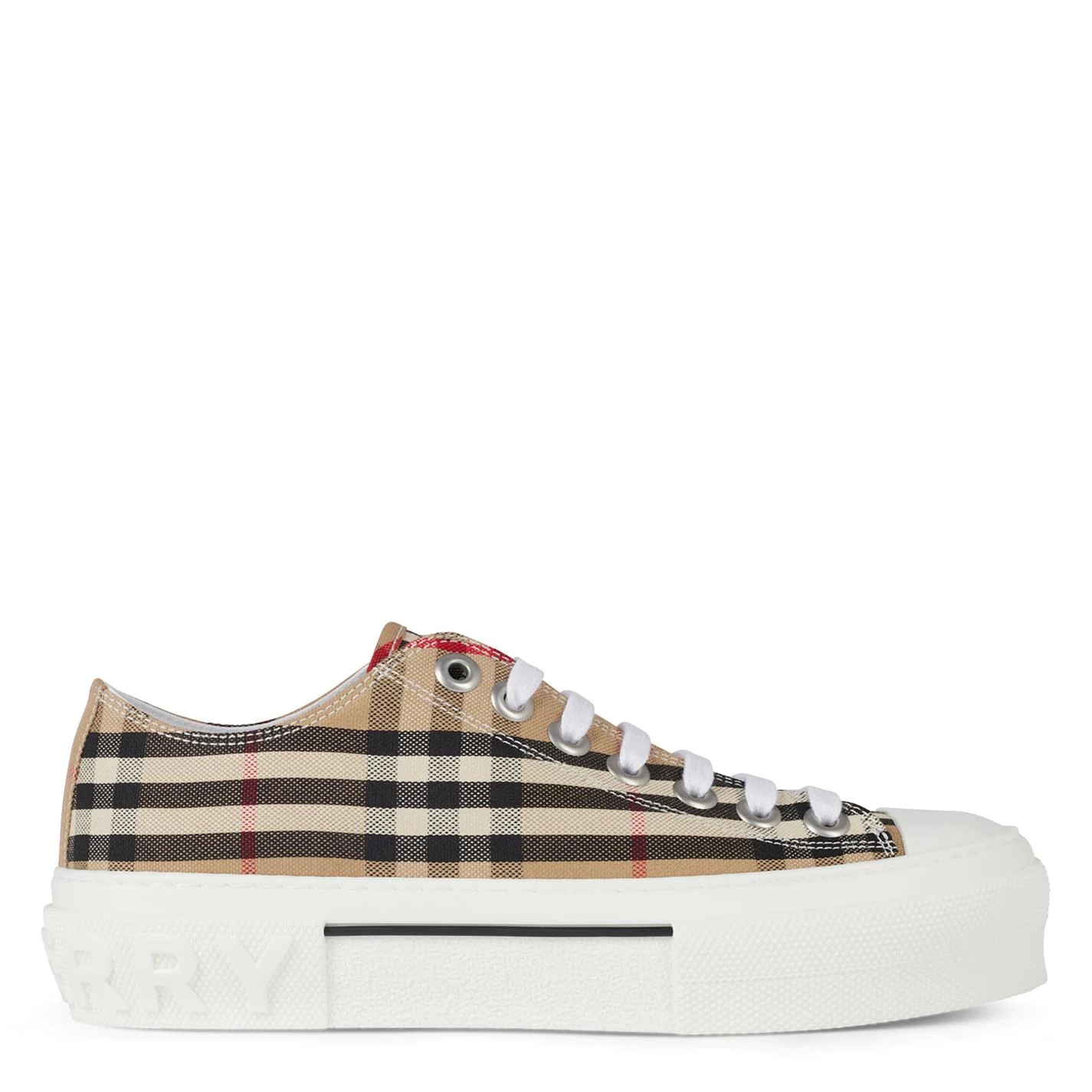 【BURBERRY】JACK CHECK SNEAKERS Burberry Jack Check Tennis Sneakers | Saks Fifth Avenue