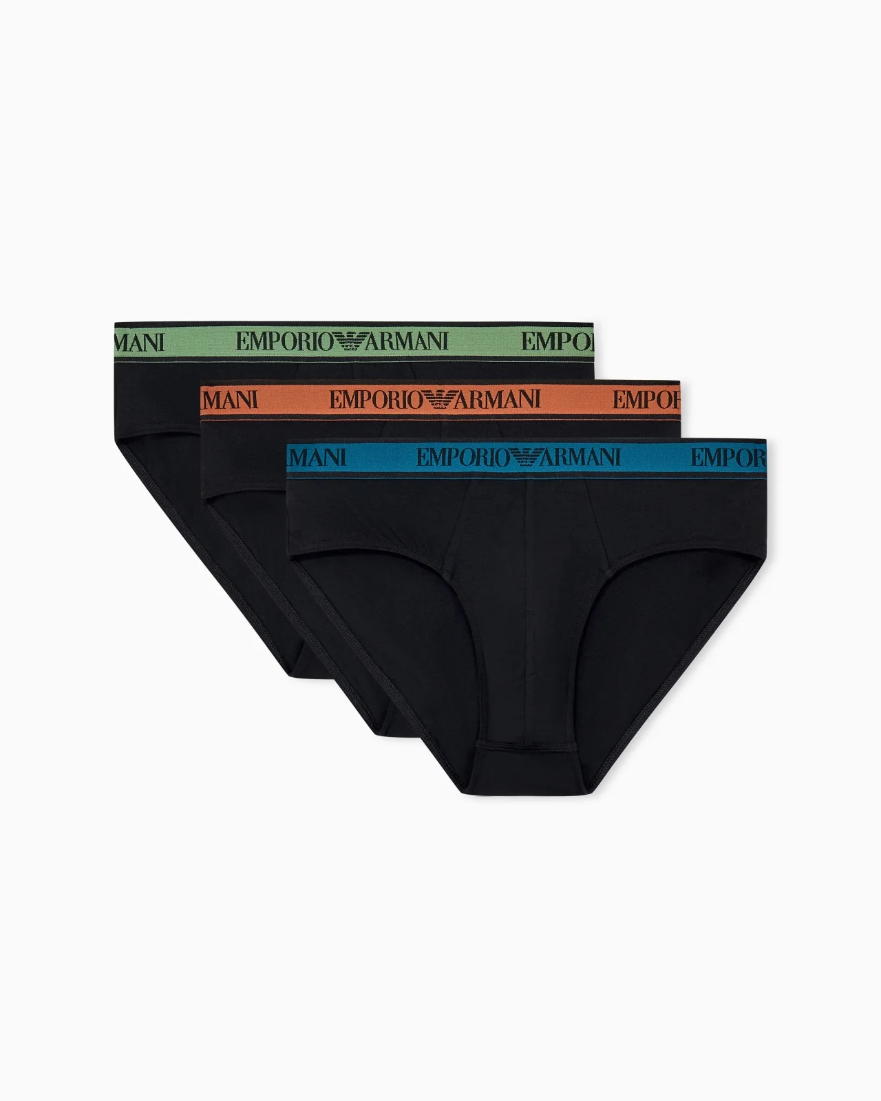 THREE-PACK OF JERSEY BRIEFS WITH AN ELASTIC LOGO WAISTBAND - 1