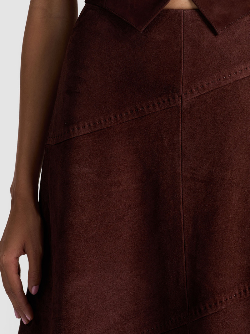 SOSIE SUEDE MIDI SKIRT 5
