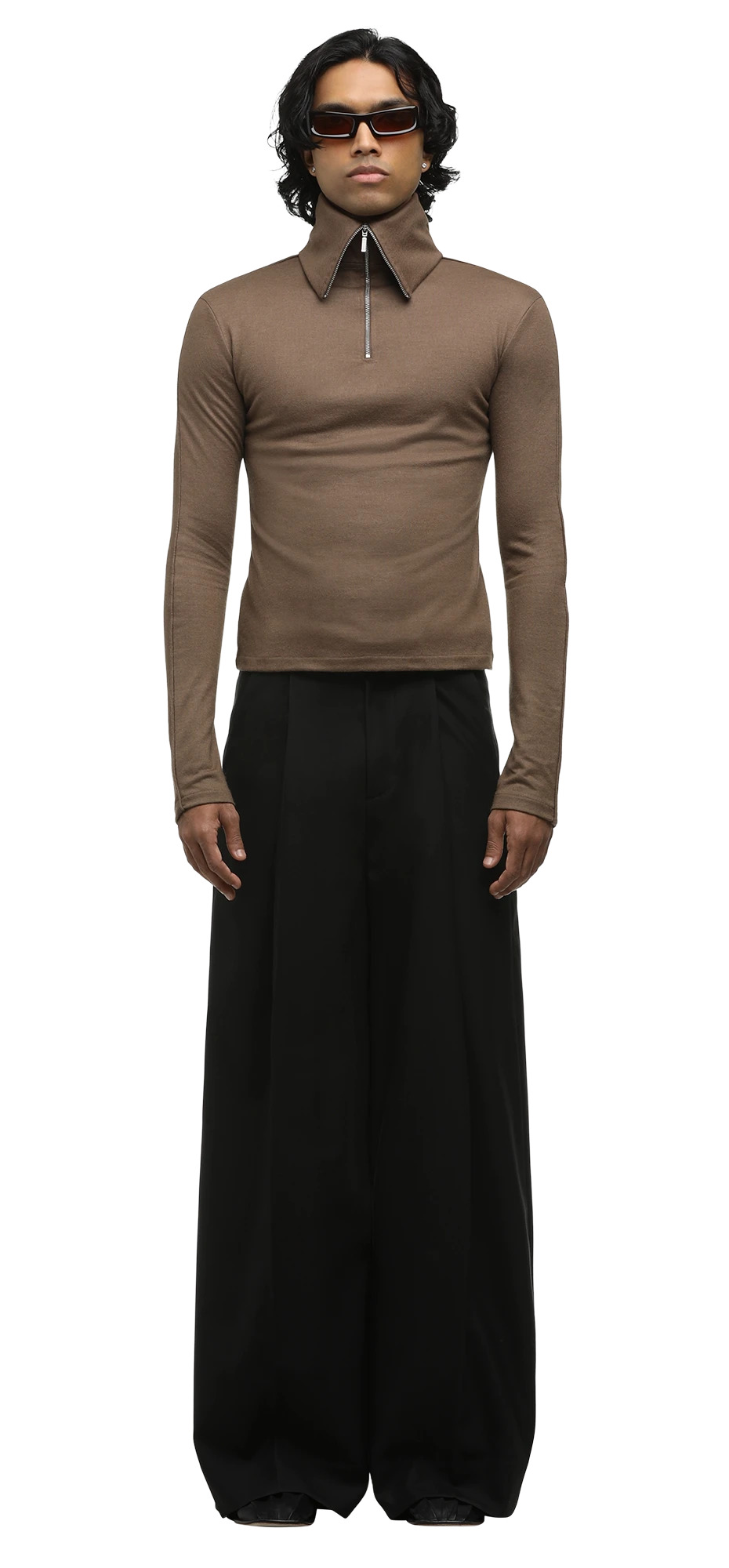 APEX WOOL TOP COFFEE - 4