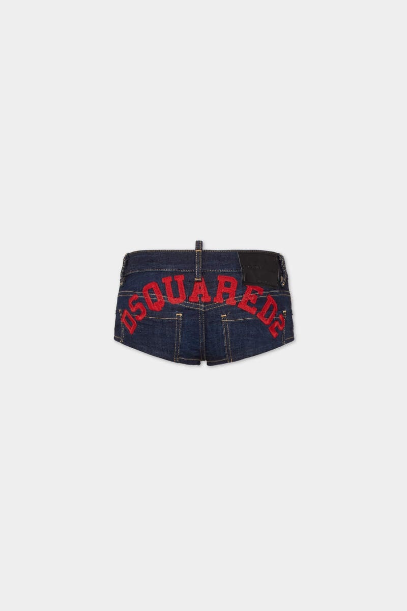 DARK 64 WASH JEAN HOTPANTS - 2