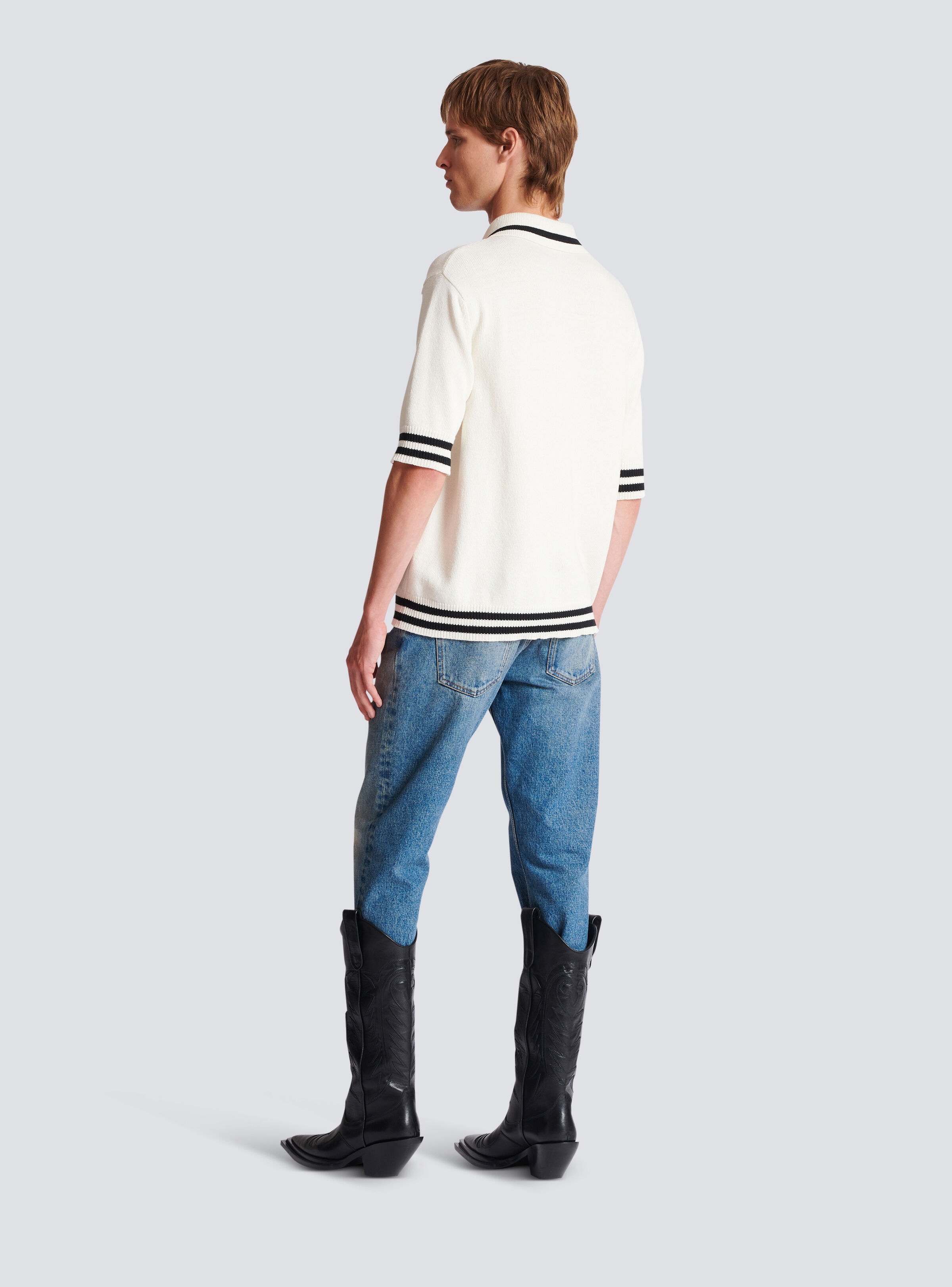 Balmain Signature polo shirt - 4