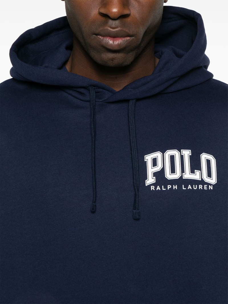 logo fleece hoodie 5