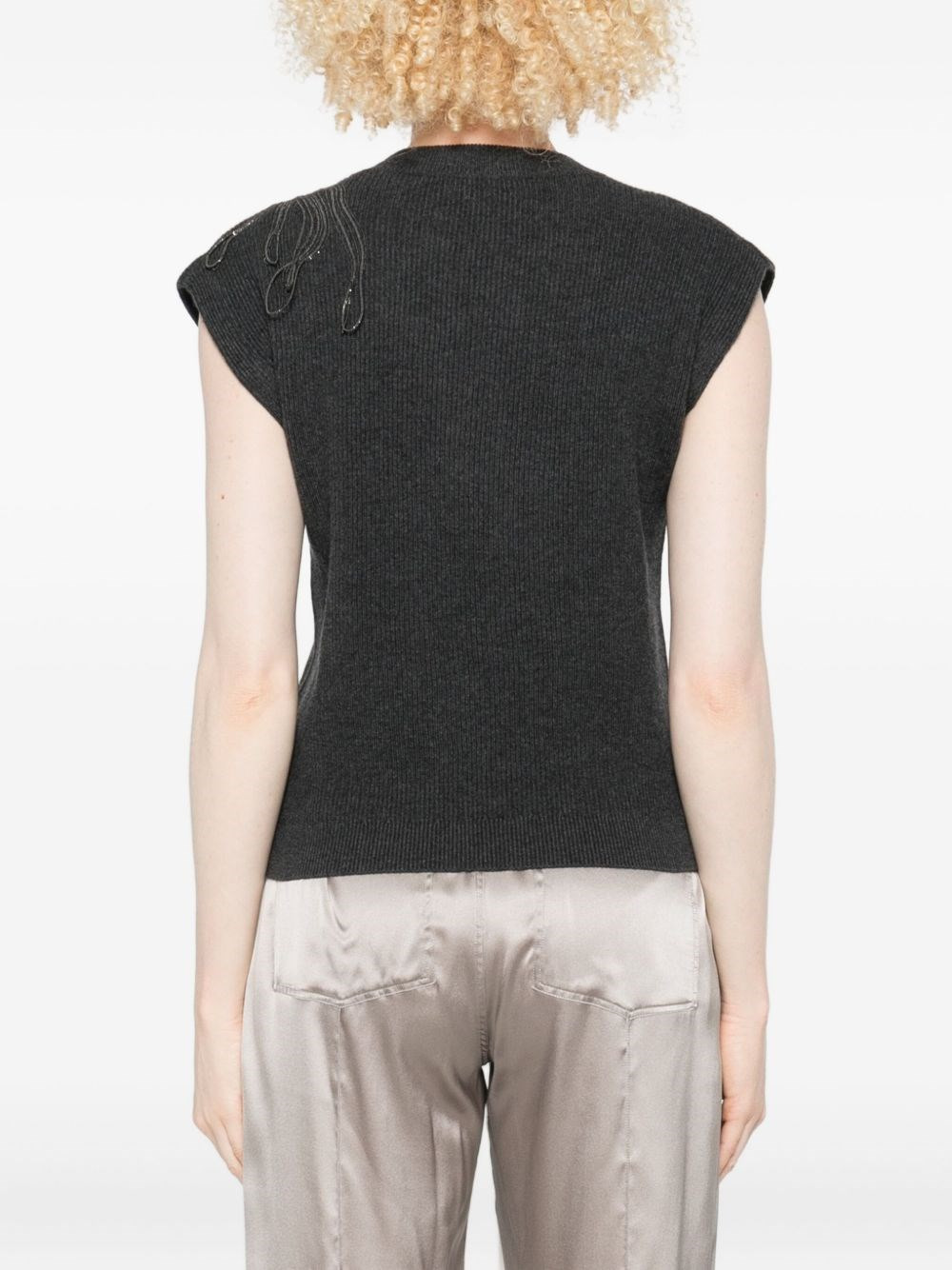 Cashmere tank top - 4