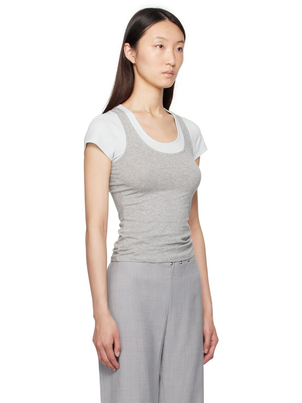 Blue & Gray Marion T-shirt - 2