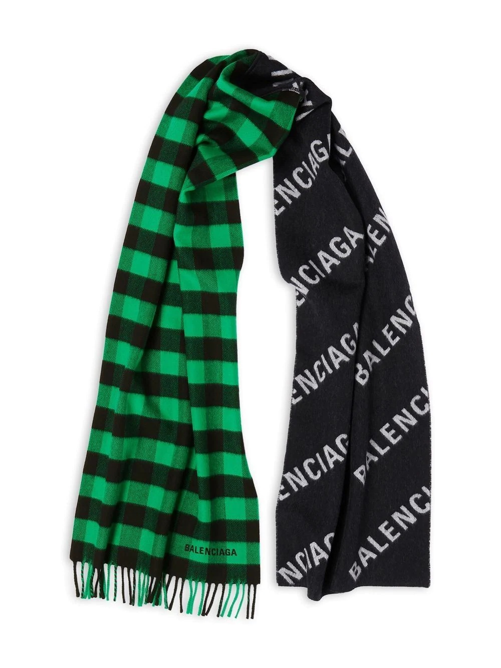 reversible logo-print scarf - 4