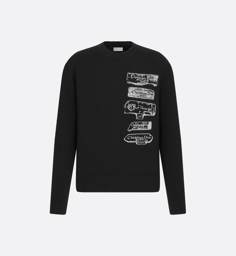 Dior Archives Labels Sweater 1