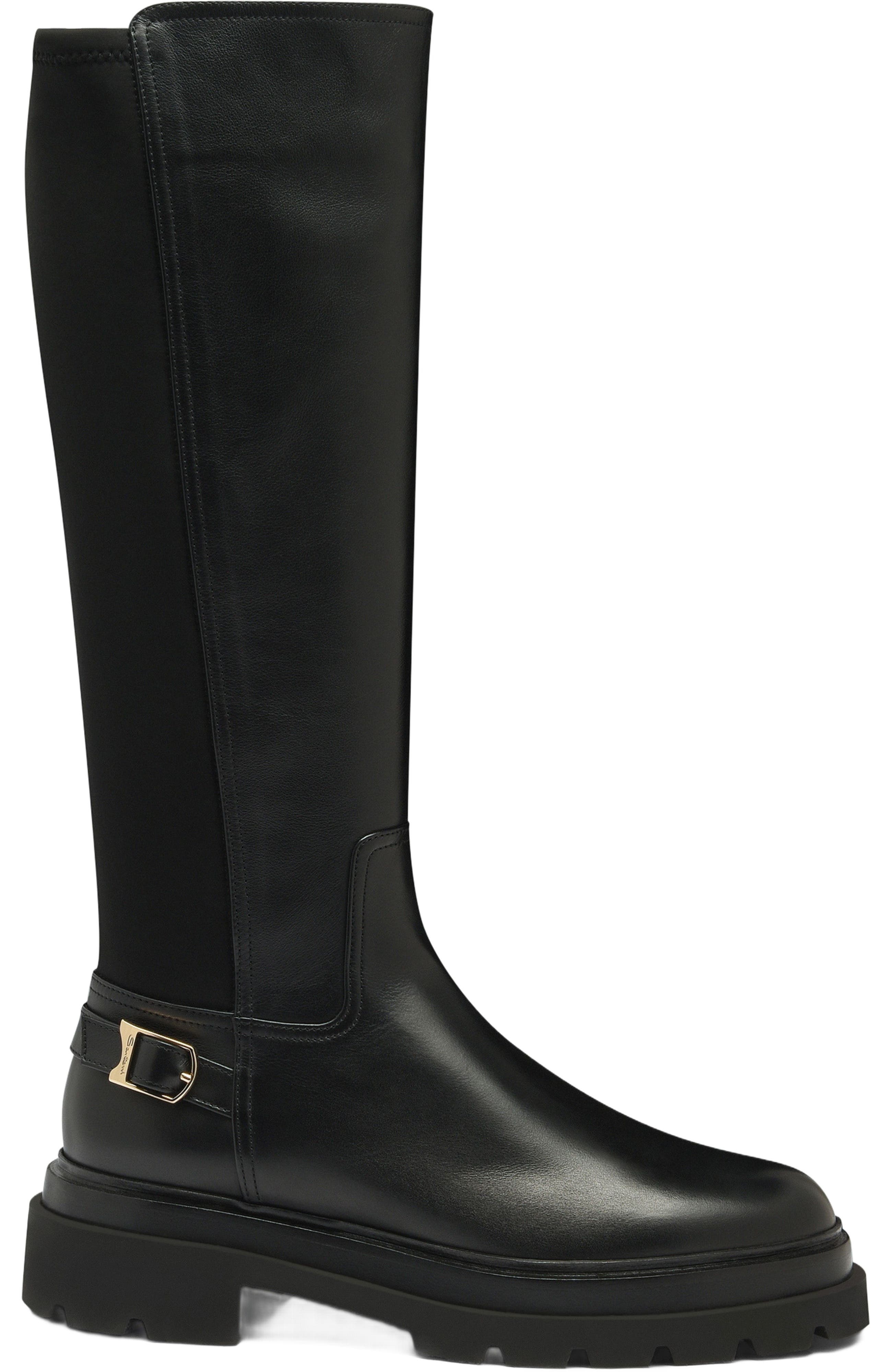 Santoni Women's Erin Black Lugsole Boot at Nordstrom - 2