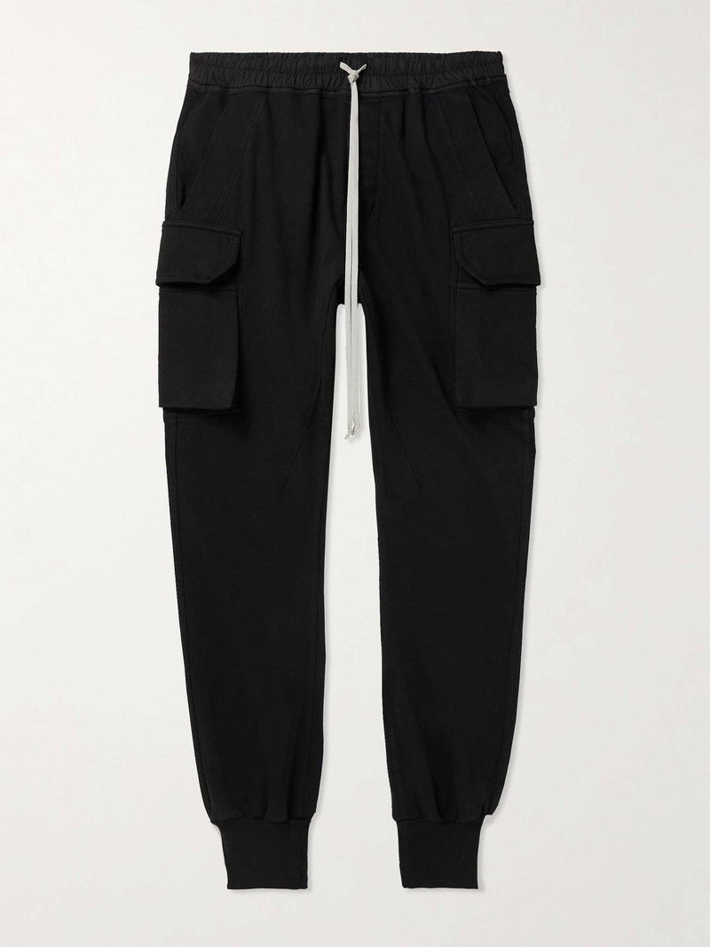 Mastodon Tapered Cotton-Jersey Cargo Sweatpants 1