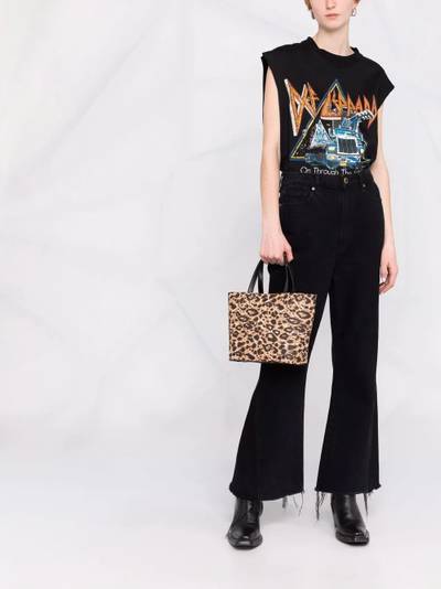 VERSACE JEANS COUTURE reversible animal-print tote bag outlook