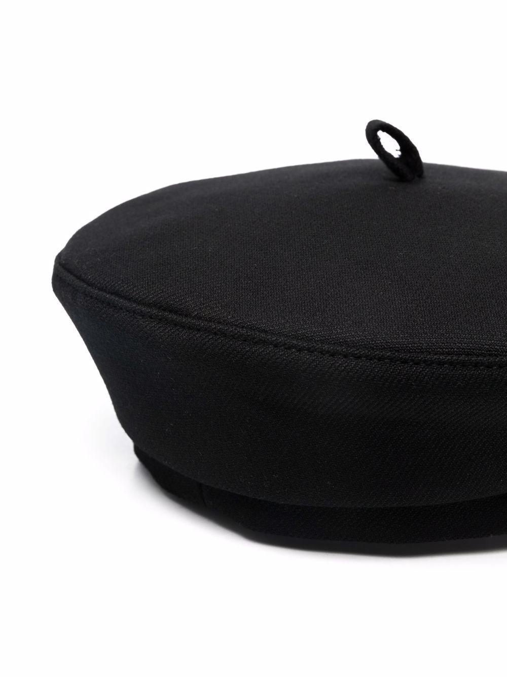 stitched-logo beret - 2