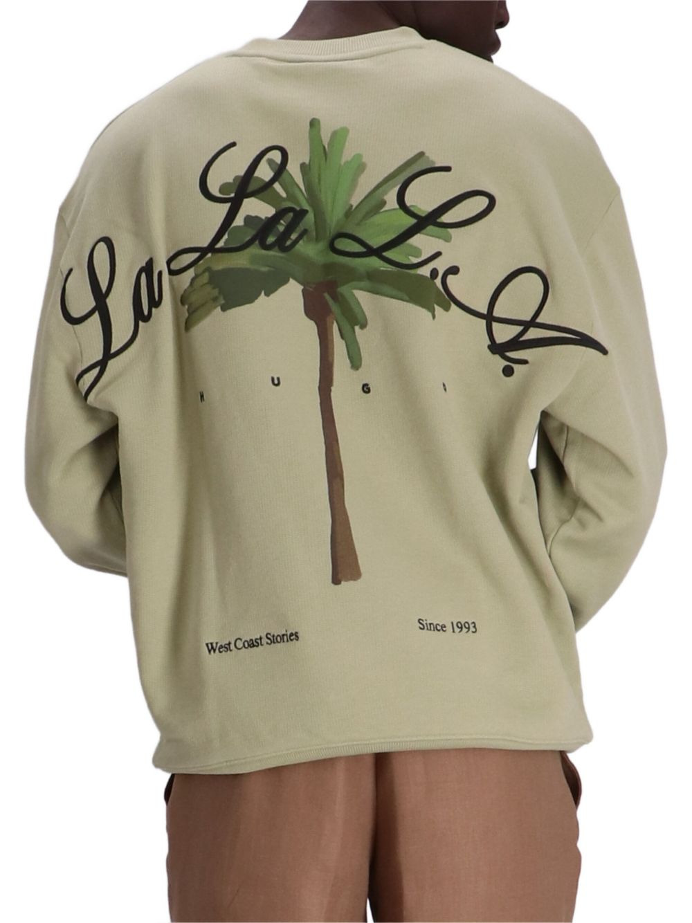 logo-embroidered sweatshirt - 4