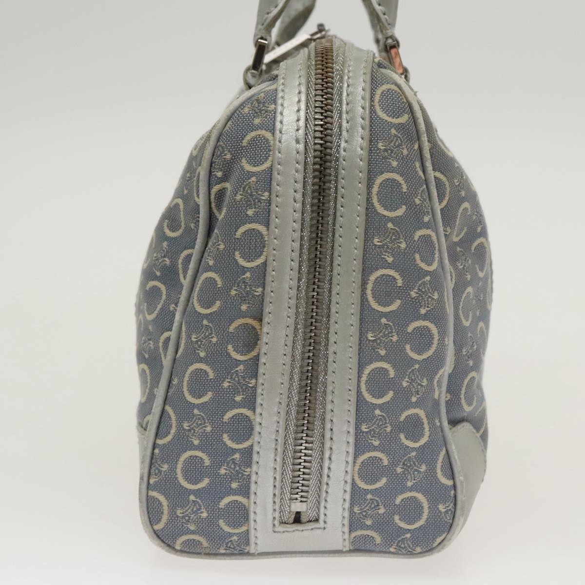 CELINE C Macadam Canvas Hand Bag Blue - 5